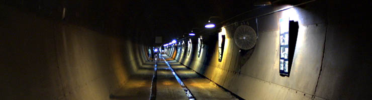 Inside the main tunnel